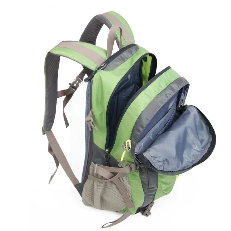 Waterproof Nylon Travel Backpack - Large Capacity Versatile Gear for Hiking and Camping