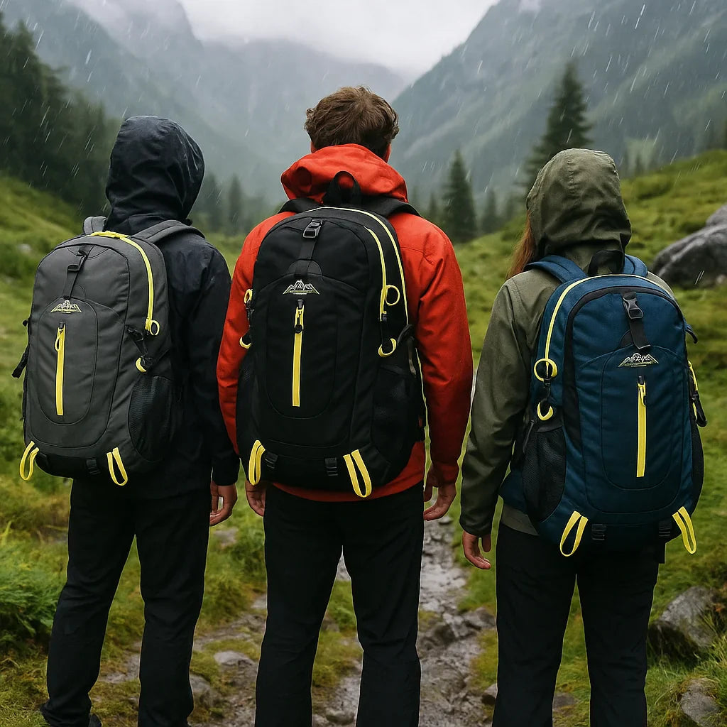 Lightweight 40L Hiking Backpack - Waterproof and Ergonomic Design for Outdoor Use