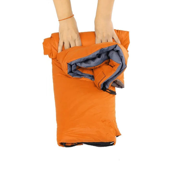 Lightweight Camping Sleeping Bag with Water-Resistant Coating for Comfort
