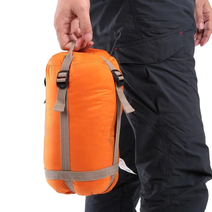 Lightweight Camping Sleeping Bag with Water-Resistant Coating for Comfort