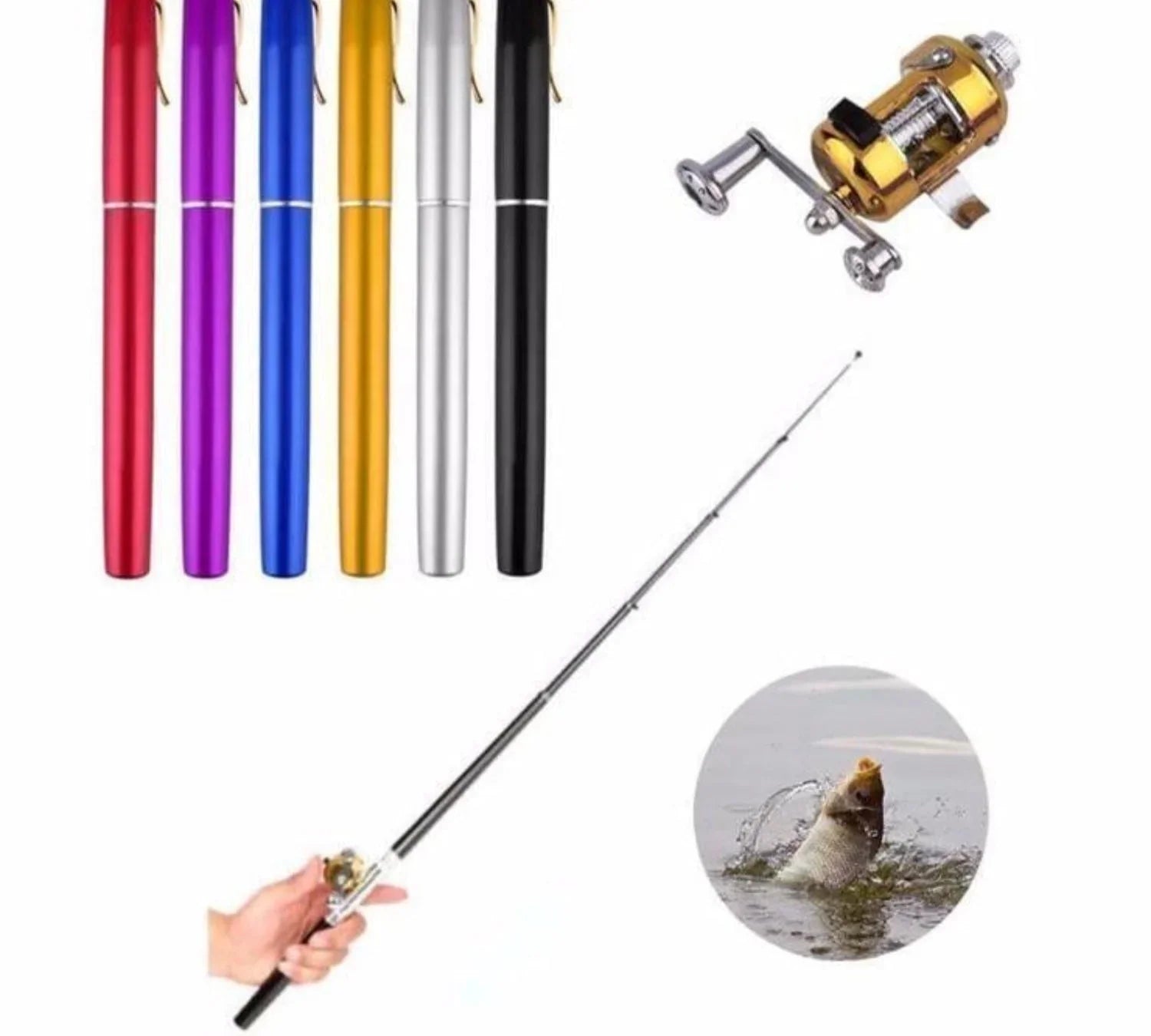 Compact Fishing Kit with Telescopic Rod – Lightweight Travel Design