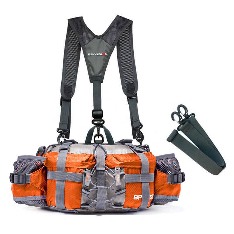 Waterproof Hip Bag with Adjustable Straps for Hiking and Outdoor Use