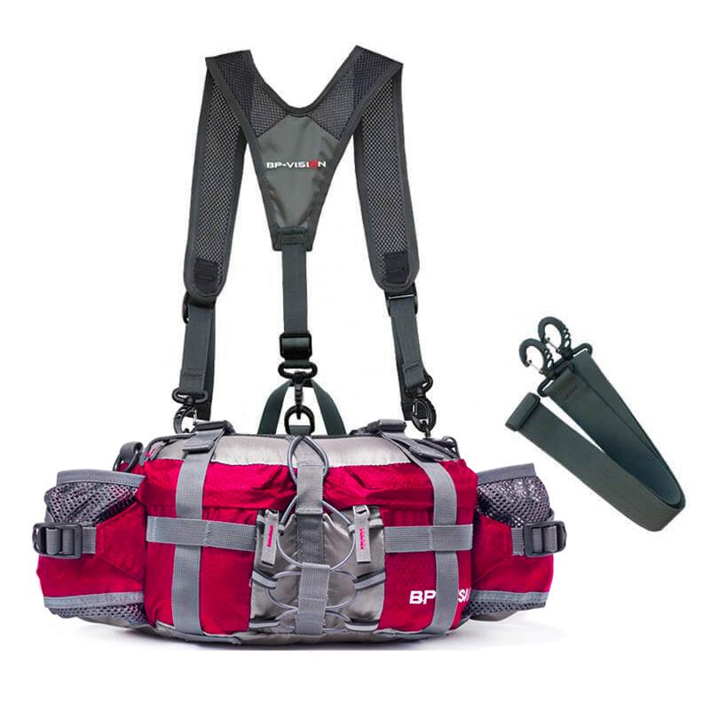 Waterproof Hip Bag with Adjustable Straps for Hiking and Outdoor Use