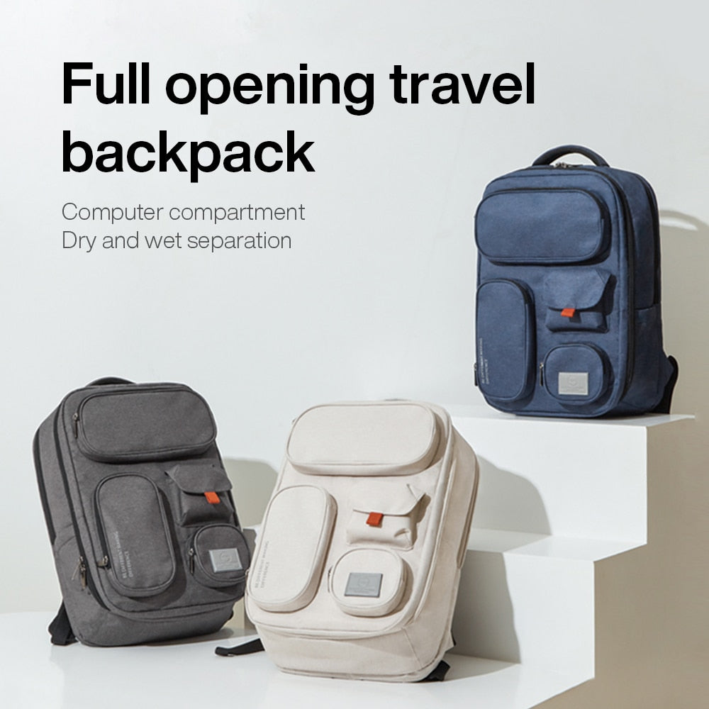 Spacious Hiking Backpack for Outdoor Use – Laptop Pocket, Durable Fabric