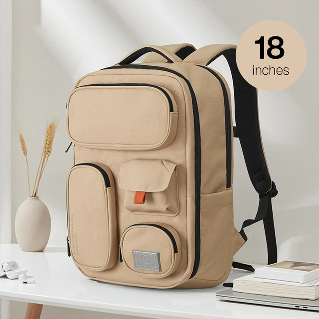Spacious Hiking Backpack for Outdoor Use – Laptop Pocket, Durable Fabric