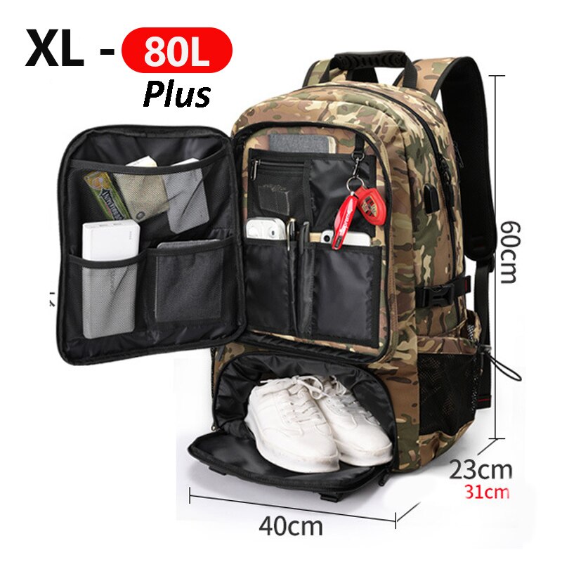 Water-Resistant Travel Backpack – Spacious Gear Carrier for Adventurers