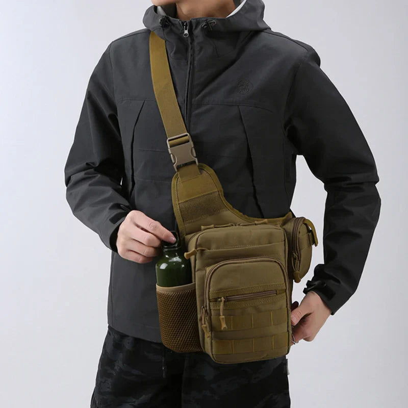 Water-Resistant Hiking Backpack with Multiple Pockets for Outdoor Use