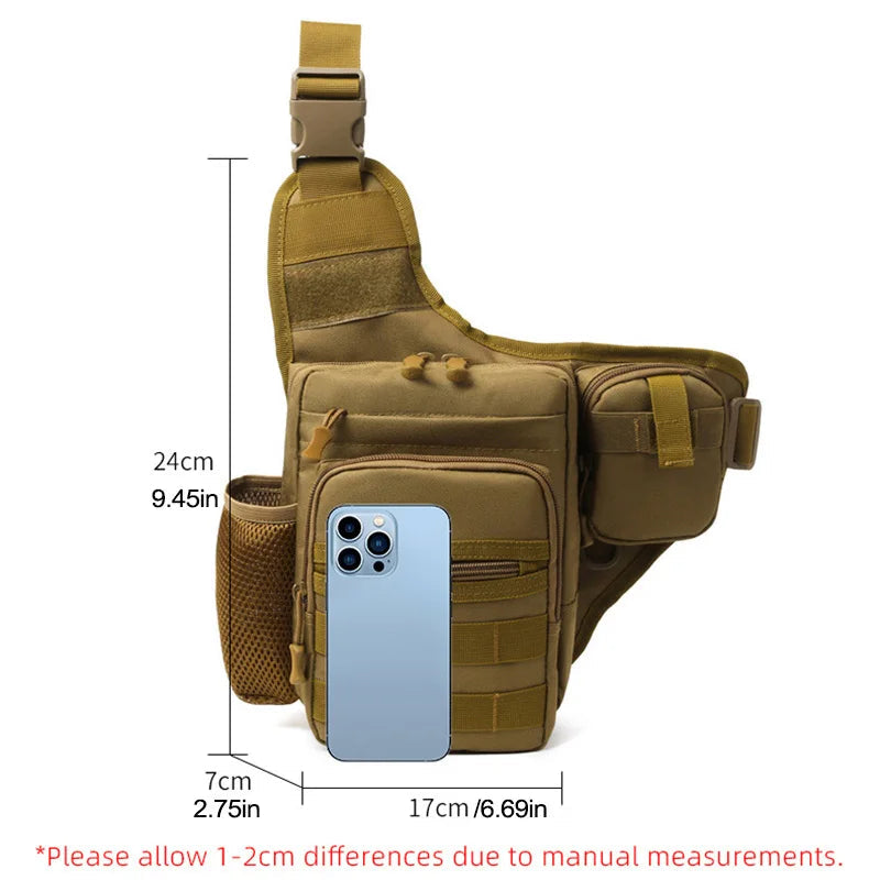 Water-Resistant Hiking Backpack with Multiple Pockets for Outdoor Use