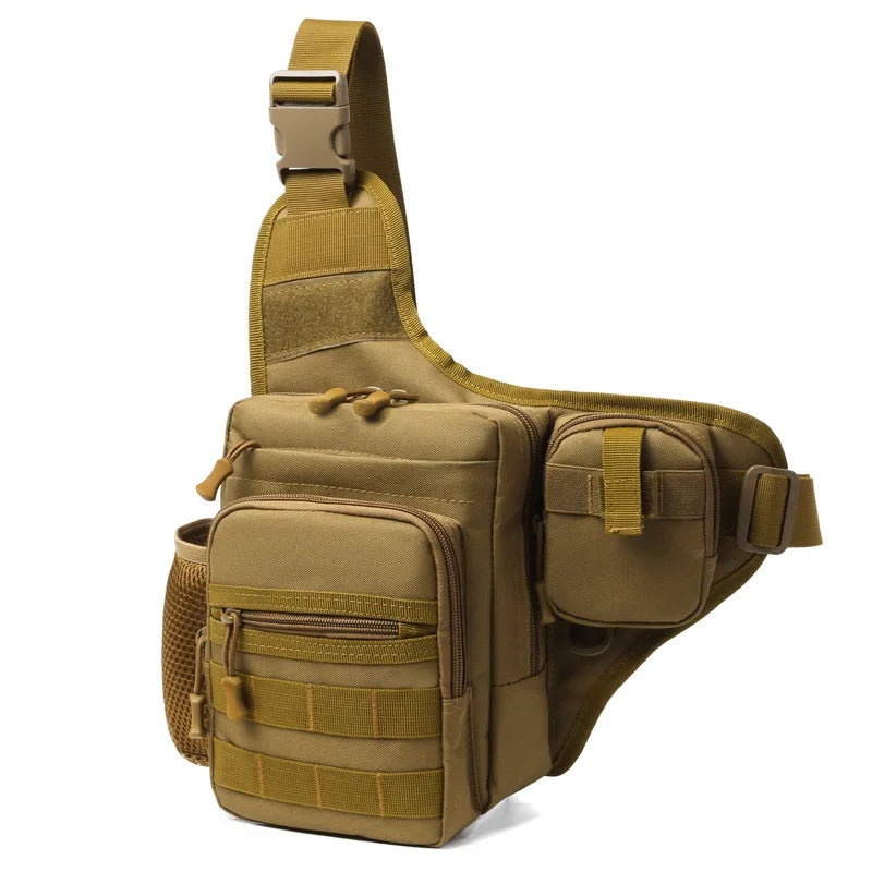 Water-Resistant Hiking Backpack with Multiple Pockets for Outdoor Use