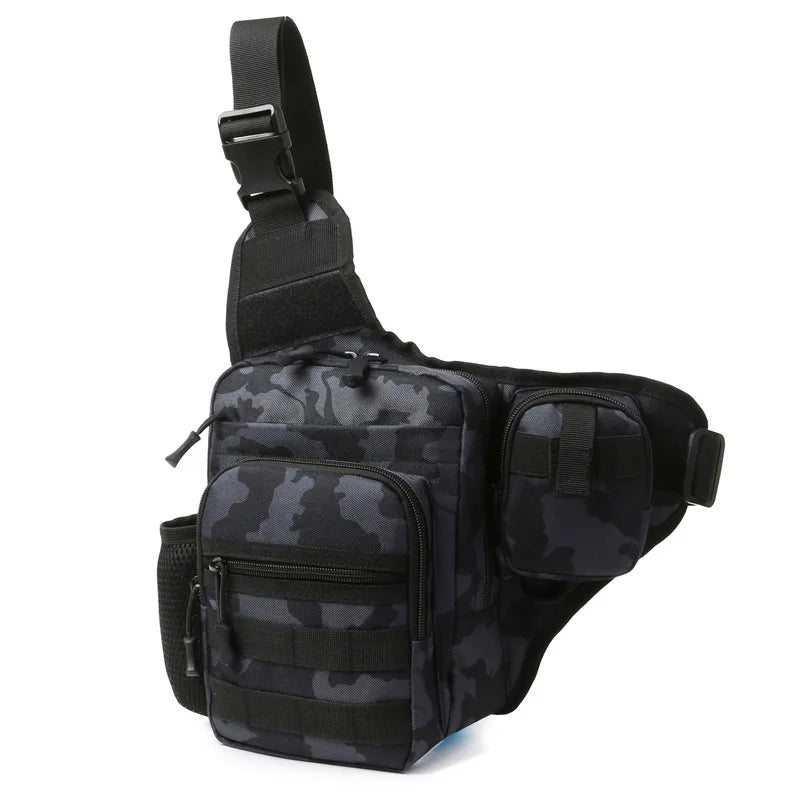 Water-Resistant Hiking Backpack with Multiple Pockets for Outdoor Use