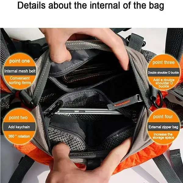 Versatile Outdoor Sports Waist Pack with Adjustable Strap for Active Use