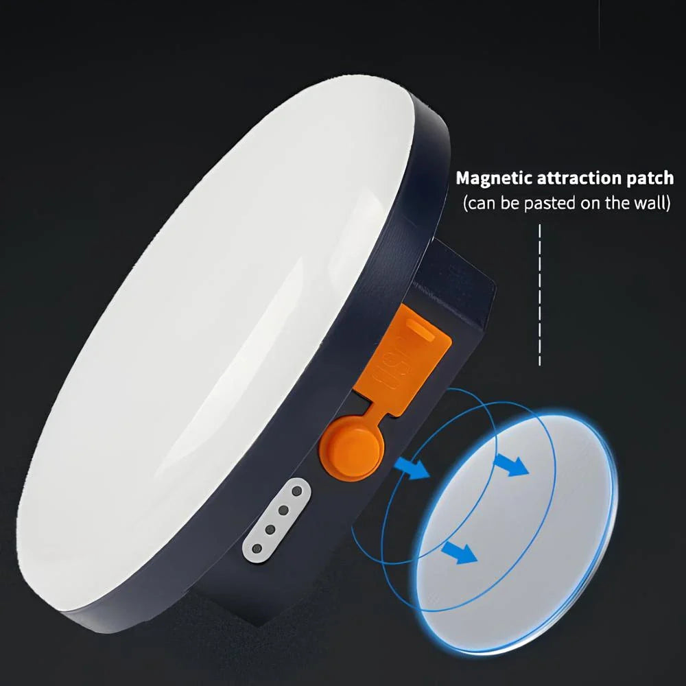 Compact Power Bank with Dual Light Modes – Rugged Charger for Adventures