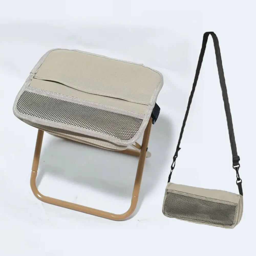 Lightweight Foldable Camping Stool – Portable Compact Chair for Outdoors