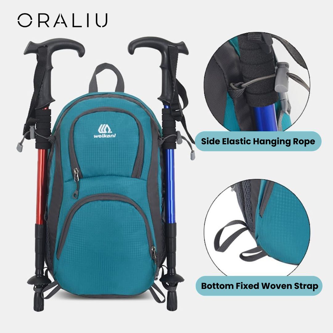 Waterproof Nylon Travel Backpack – Lightweight Daypack for Hiking & Outdoors