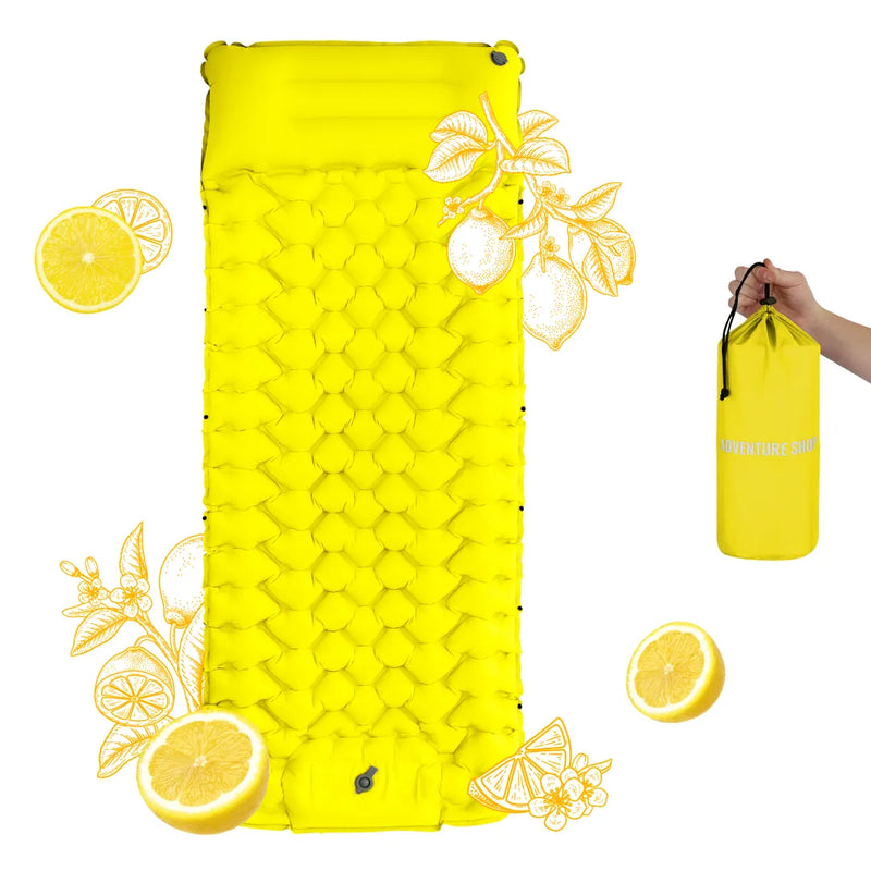 Ultralight Sleeping Pad with Built-in Pump | Compact for Easy Setup