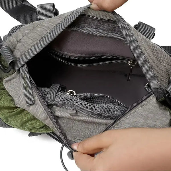 Waterproof Hiking Fanny Pack with 5L Storage for Outdoor Adventures