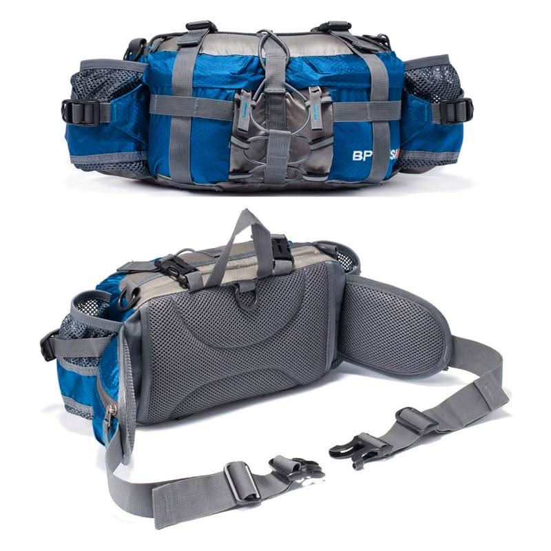 Waterproof Hiking Waist Pack with Dual Bottle Holders – Ideal for Adventures