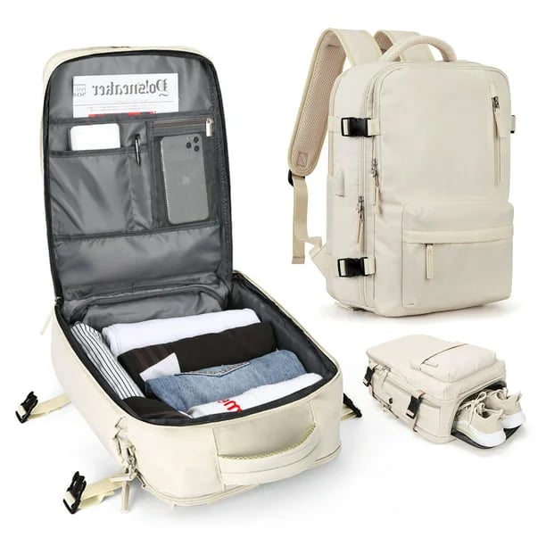 Waterproof Travel Backpack for Women with Ergonomic Straps – Ideal for Hiking and Everyday Use