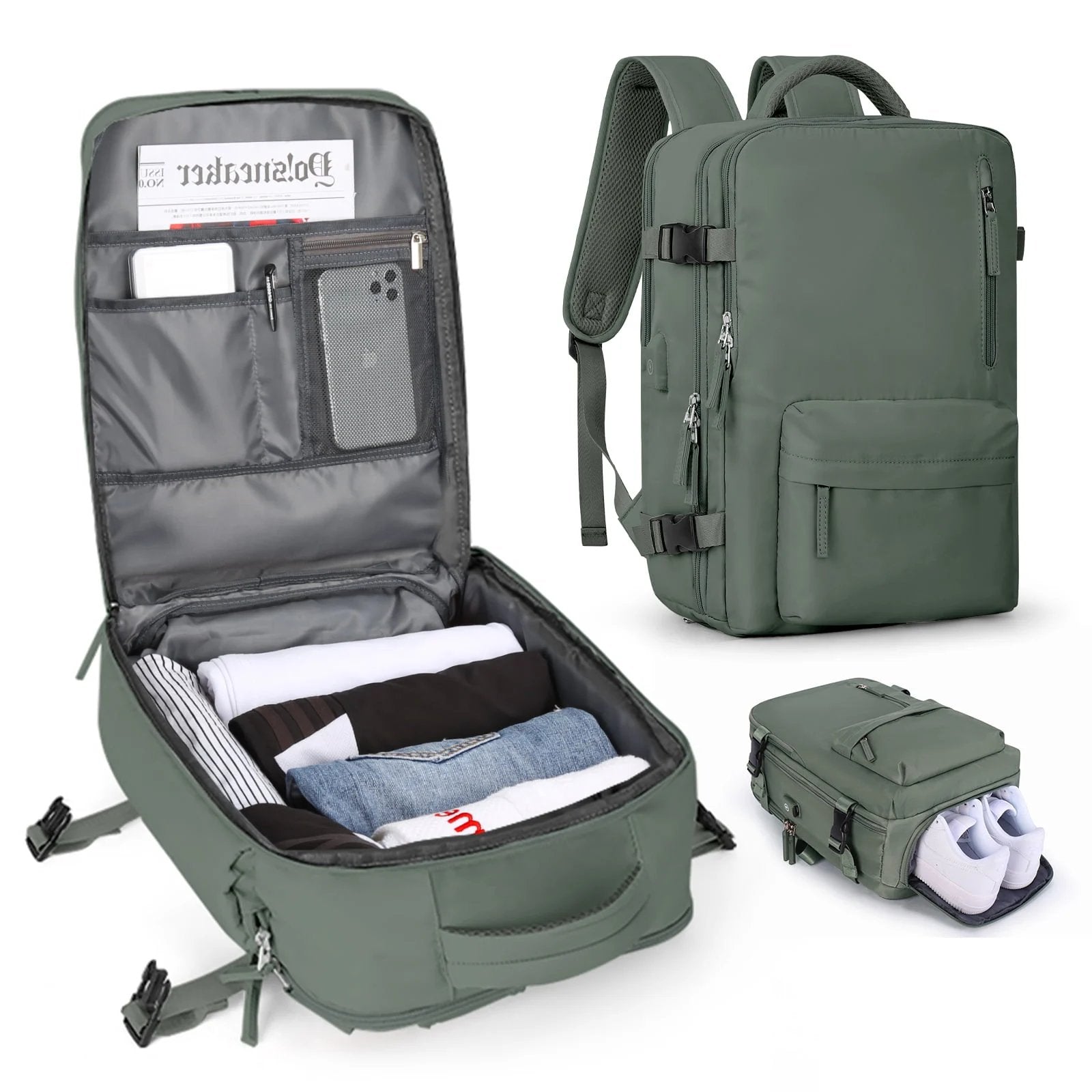 Waterproof Travel Backpack for Women with Ergonomic Straps – Ideal for Hiking and Everyday Use
