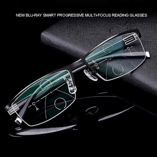 Smart Progressive Eyeglasses for Multi-Zone Vision and All-Day Comfort