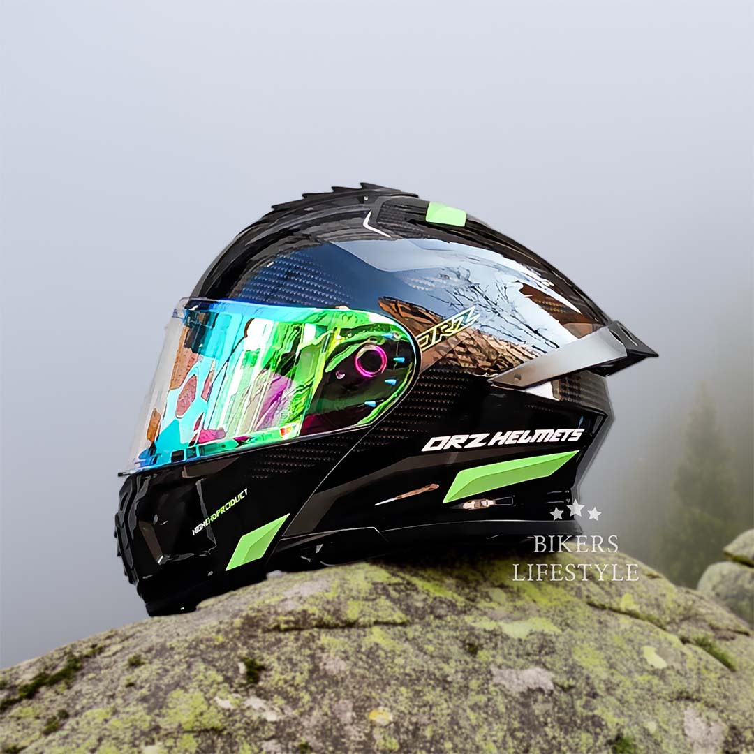 Motorcycle Helmet with Dual-Lens Design – Certified Safety & Comfortable Fit