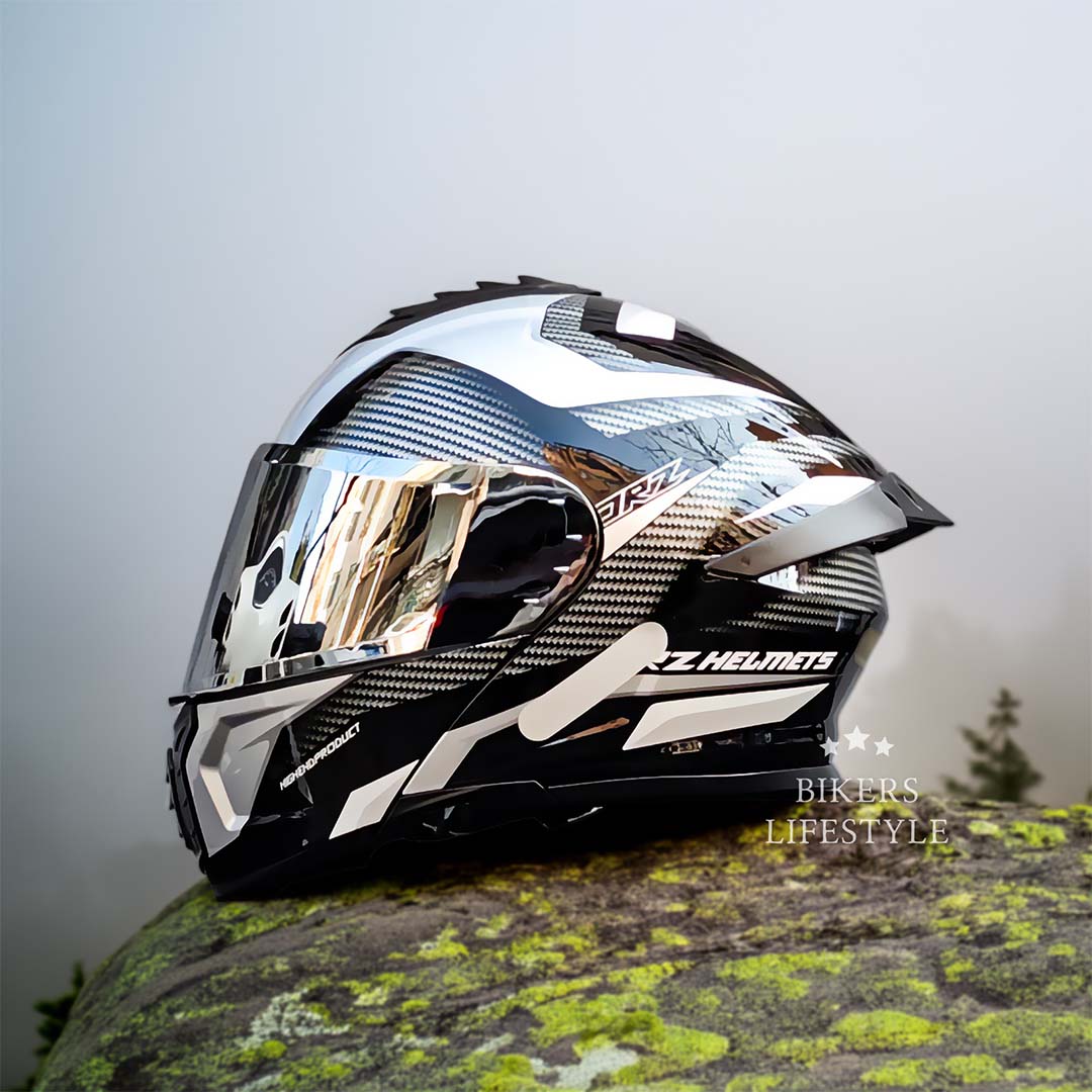 Motorcycle Helmet with Dual-Lens Design – Certified Safety & Comfortable Fit