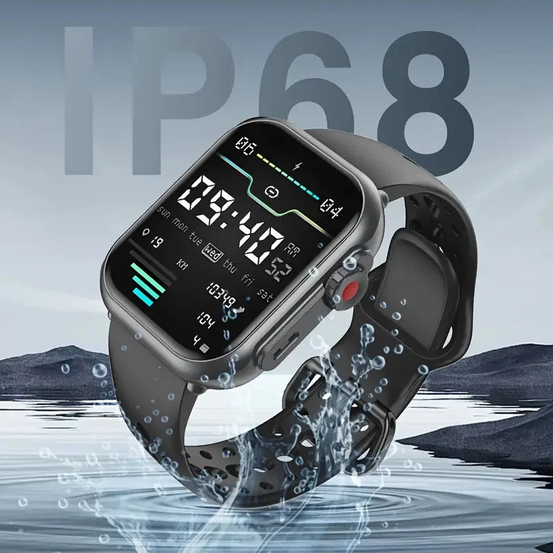 Health and Fitness Smartwatch with Bluetooth Calling and 100+ Sports Modes