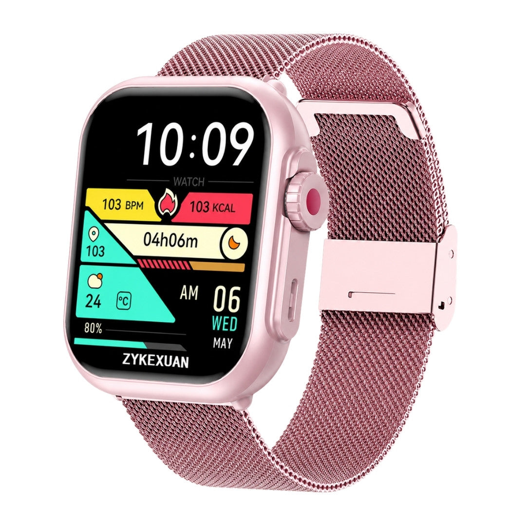 Health and Fitness Smartwatch with Bluetooth Calling and 100+ Sports Modes