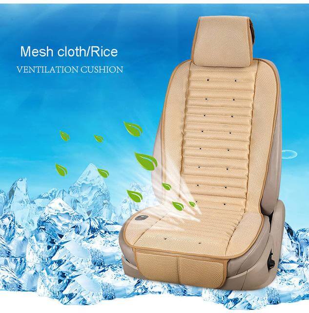 Car Seat Cover with Built-in Fan for Enhanced Cooling Comfort