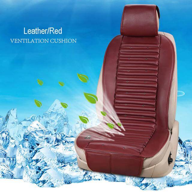 Car Seat Cover with Built-in Fan for Enhanced Cooling Comfort