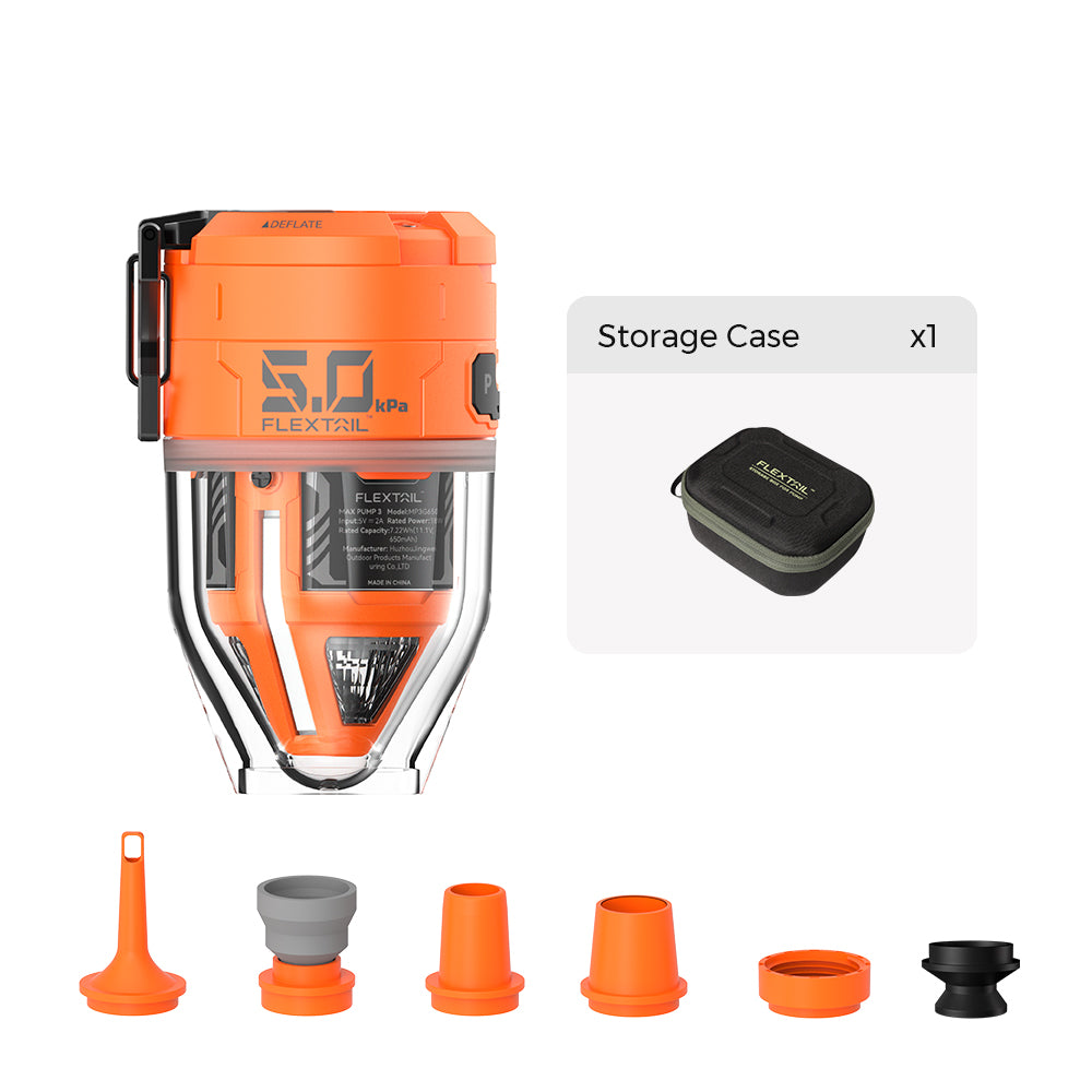 Compact Inflatable Pump with LED Light – Lightweight Outdoor Accessory