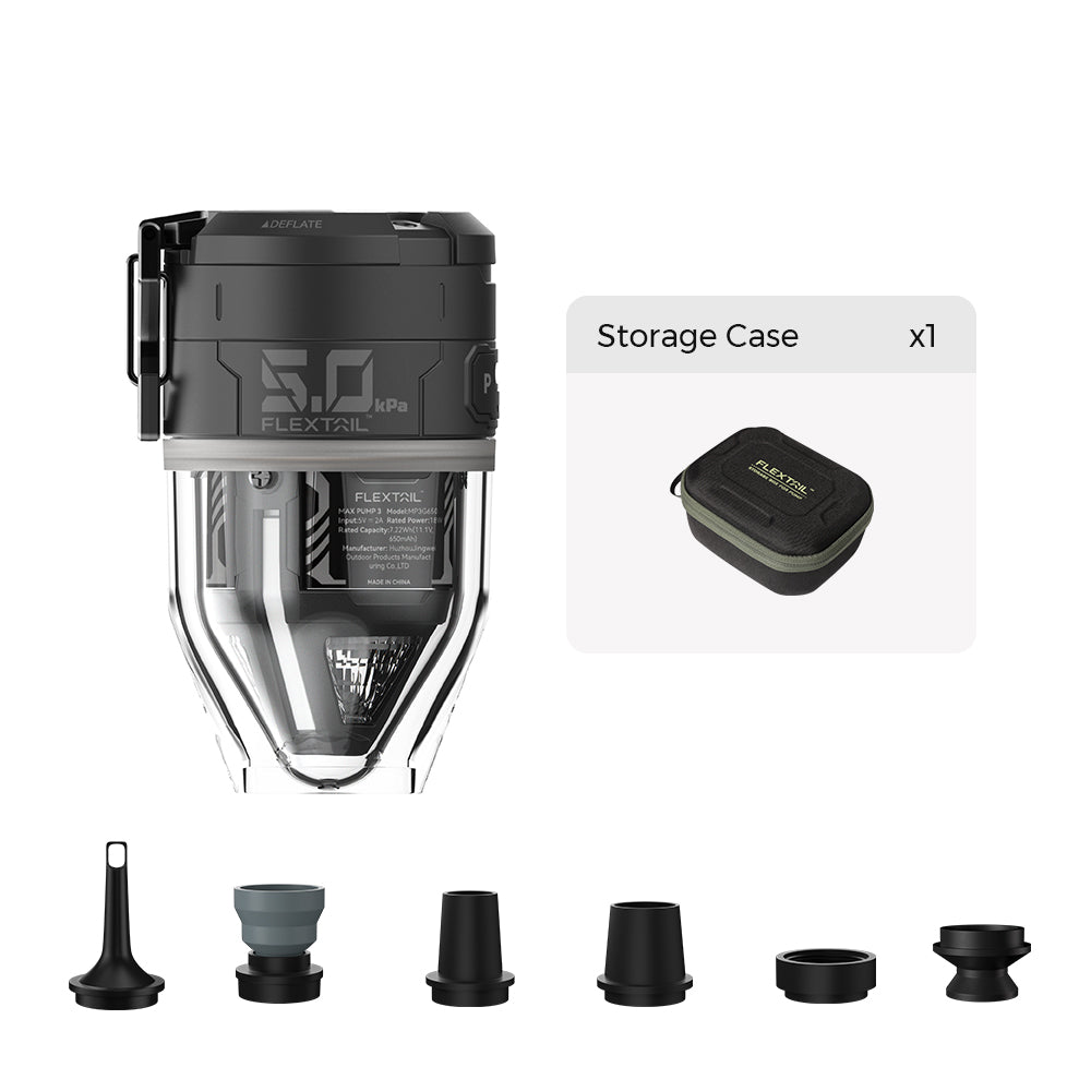 Compact Electric Air Pump with LED Light – Quick Rechargeable Inflation