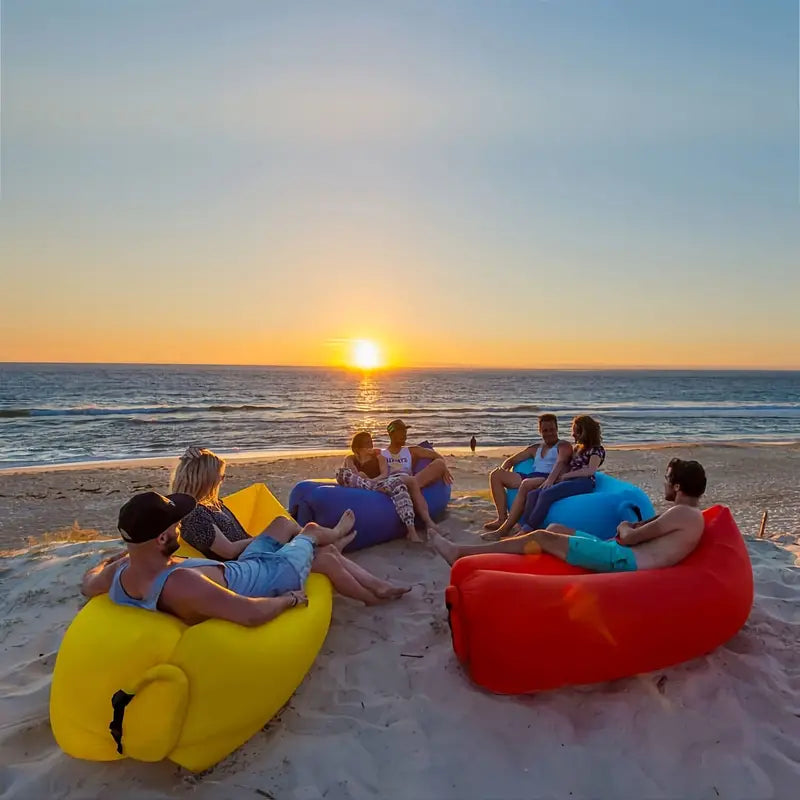 Inflatable Outdoor Air Mattress – Quick Inflate, Lightweight & Waterproof