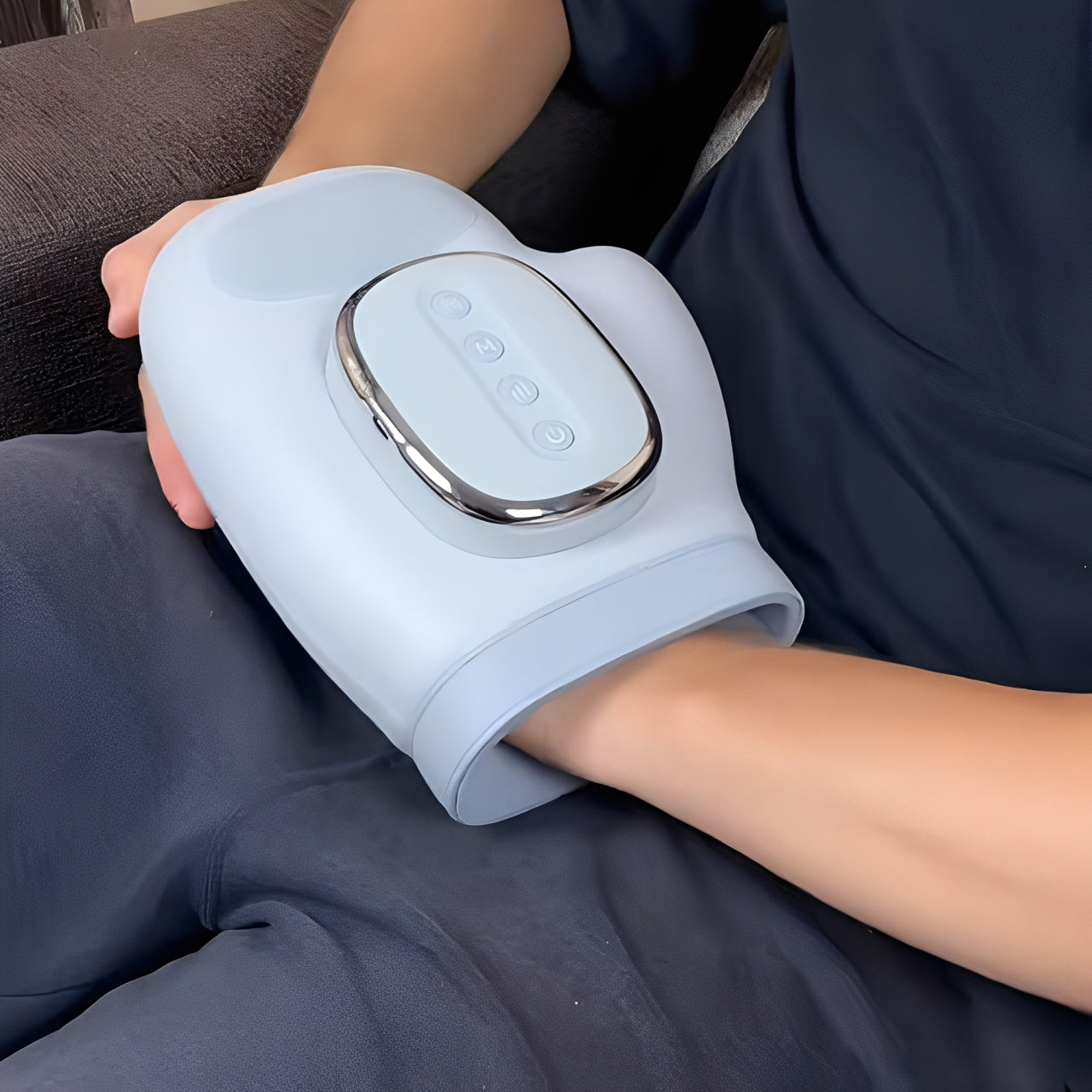 Hand Massager with Air Compression, Heat, 3 Settings & 5 Intensities, 2000mAh Rechargeable