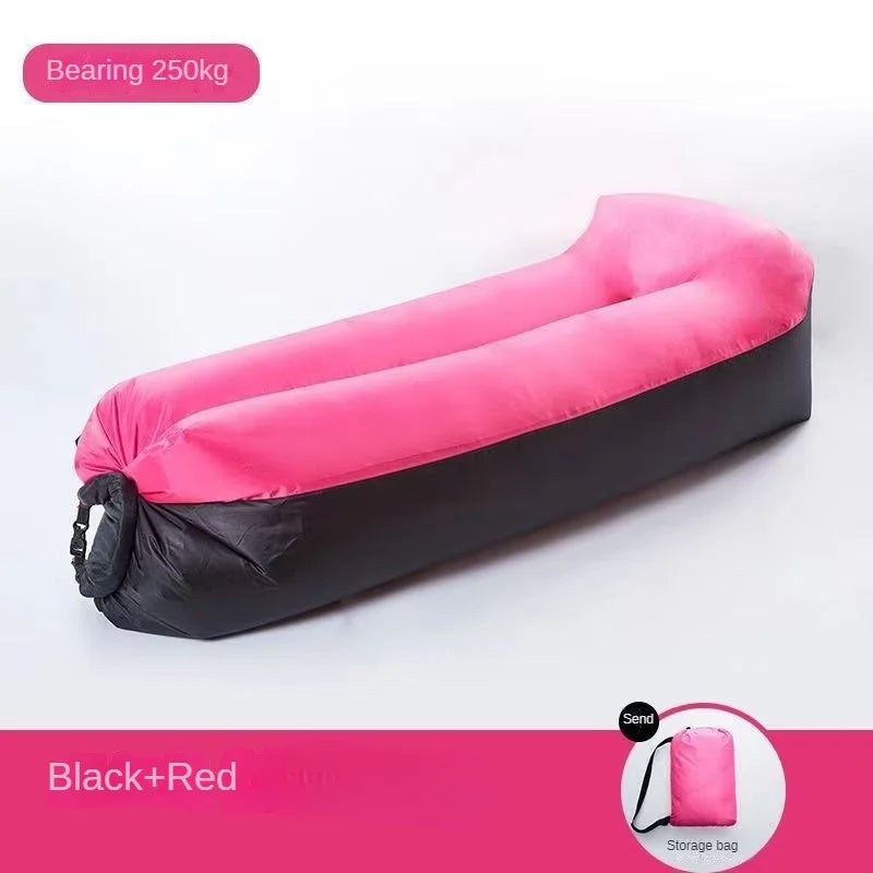 Inflatable Outdoor Sofa with Ergonomic Headrest – Portable Relaxation Couch