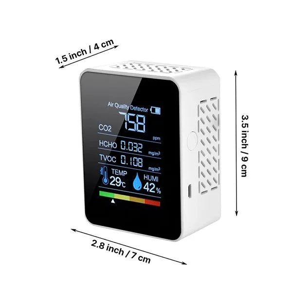Carbon Dioxide Detector - CO₂ Meter for Air Quality Measurement