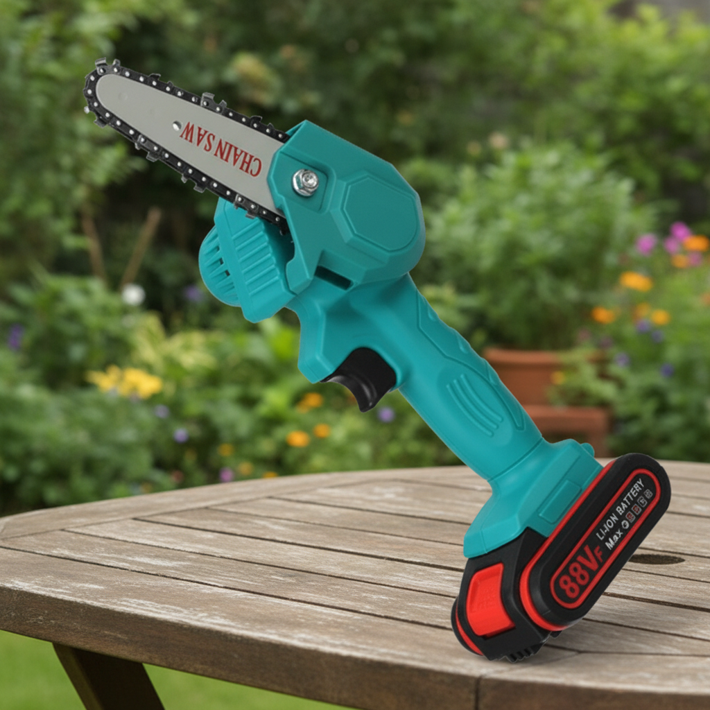 SwiftSlice Cordless Electric Chainsaw for Quick Yard Tasks