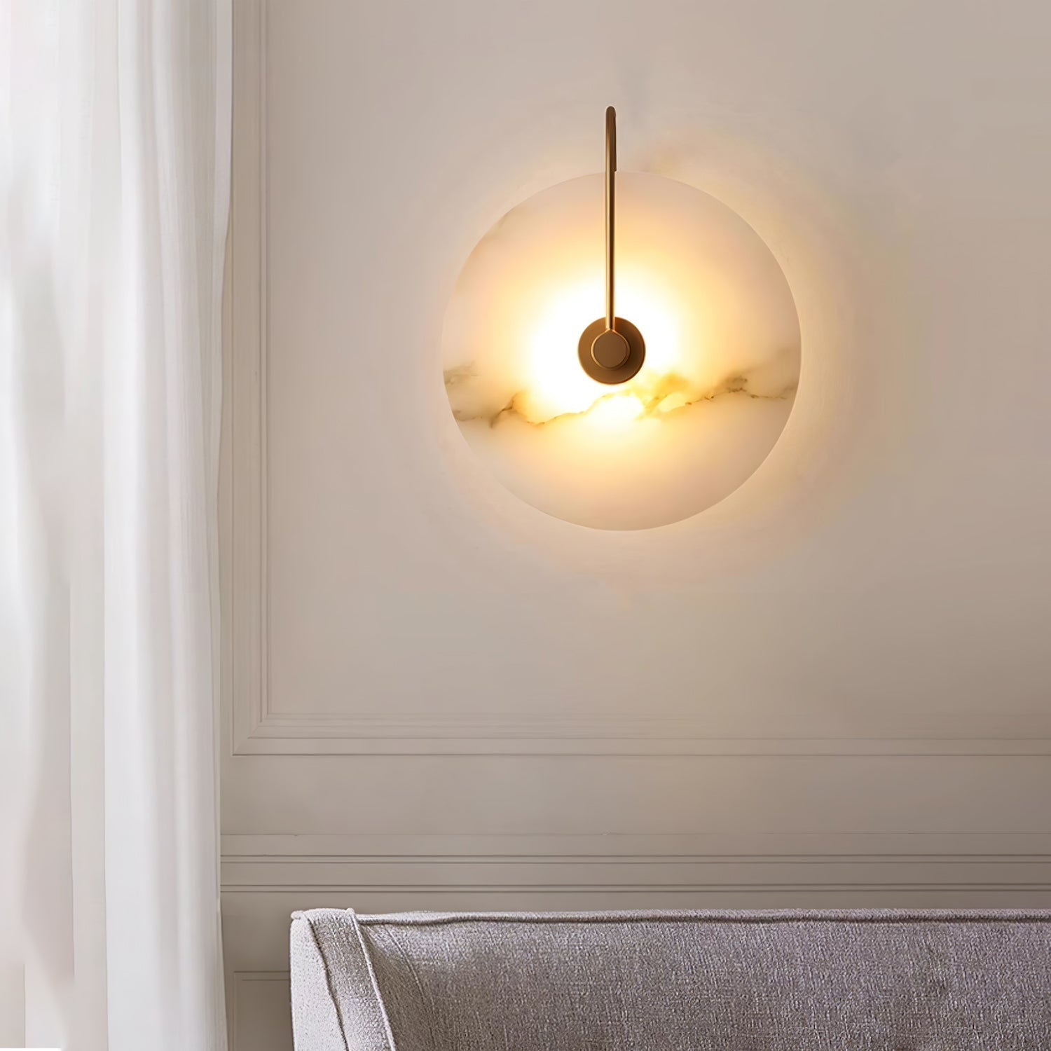 Starlight Aura LED Wall Sconce for Inviting Warmth