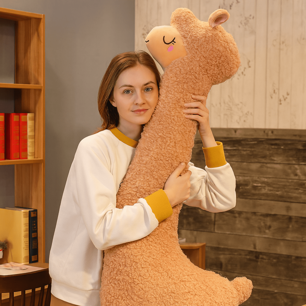 CozyCuddle Alpaca Plush Companion for Comfort and Charm