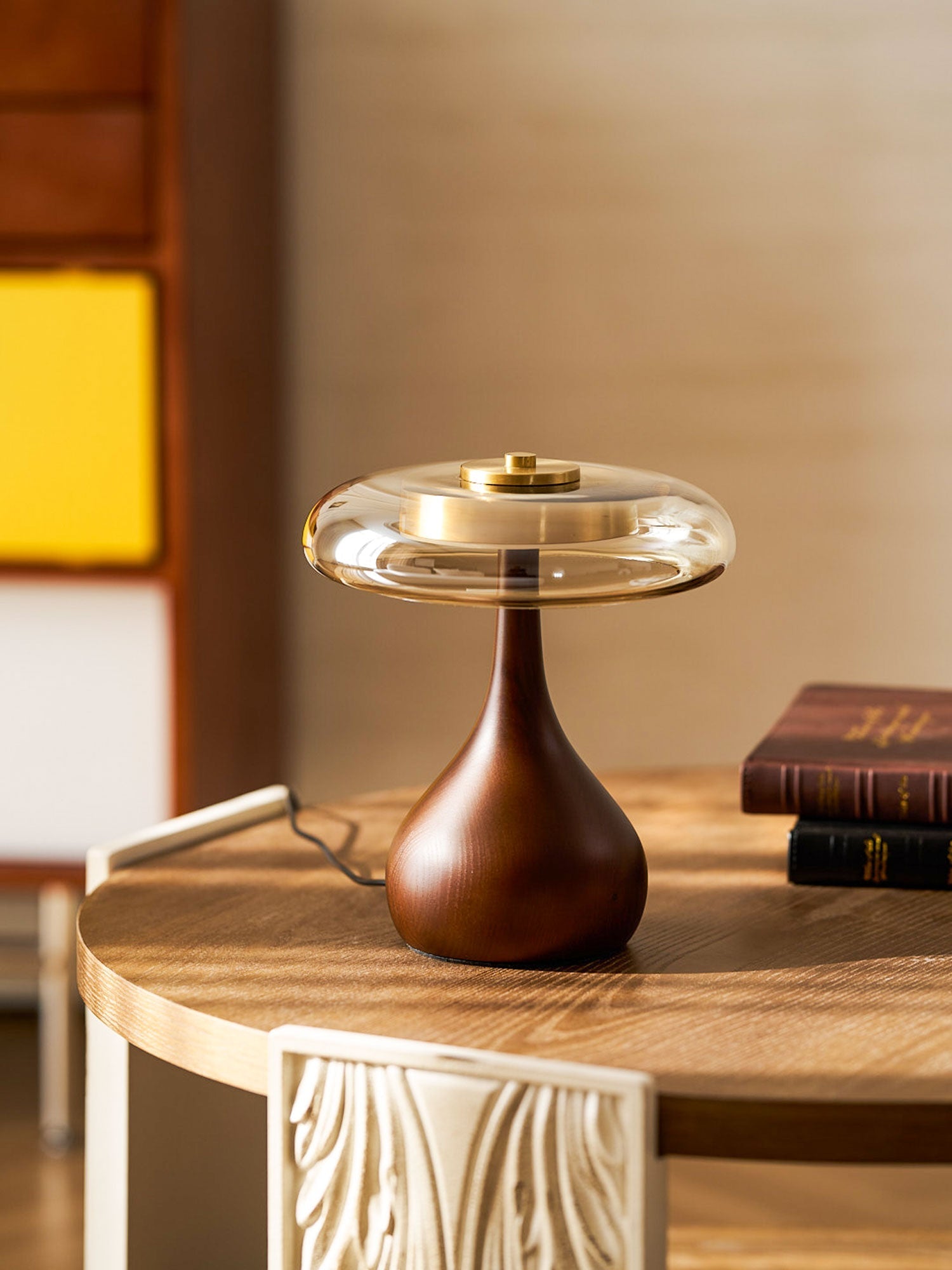 Modern Glass Table Lamp for Living Room Decoration – Elegant Design
