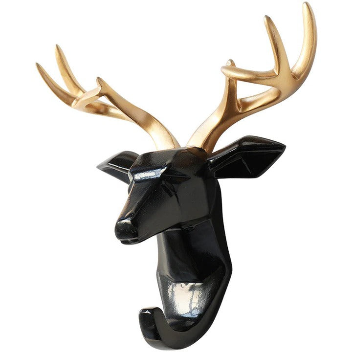 Resin Coat Hooks Shaped Like Animal Heads for Home Decor and Key Organization