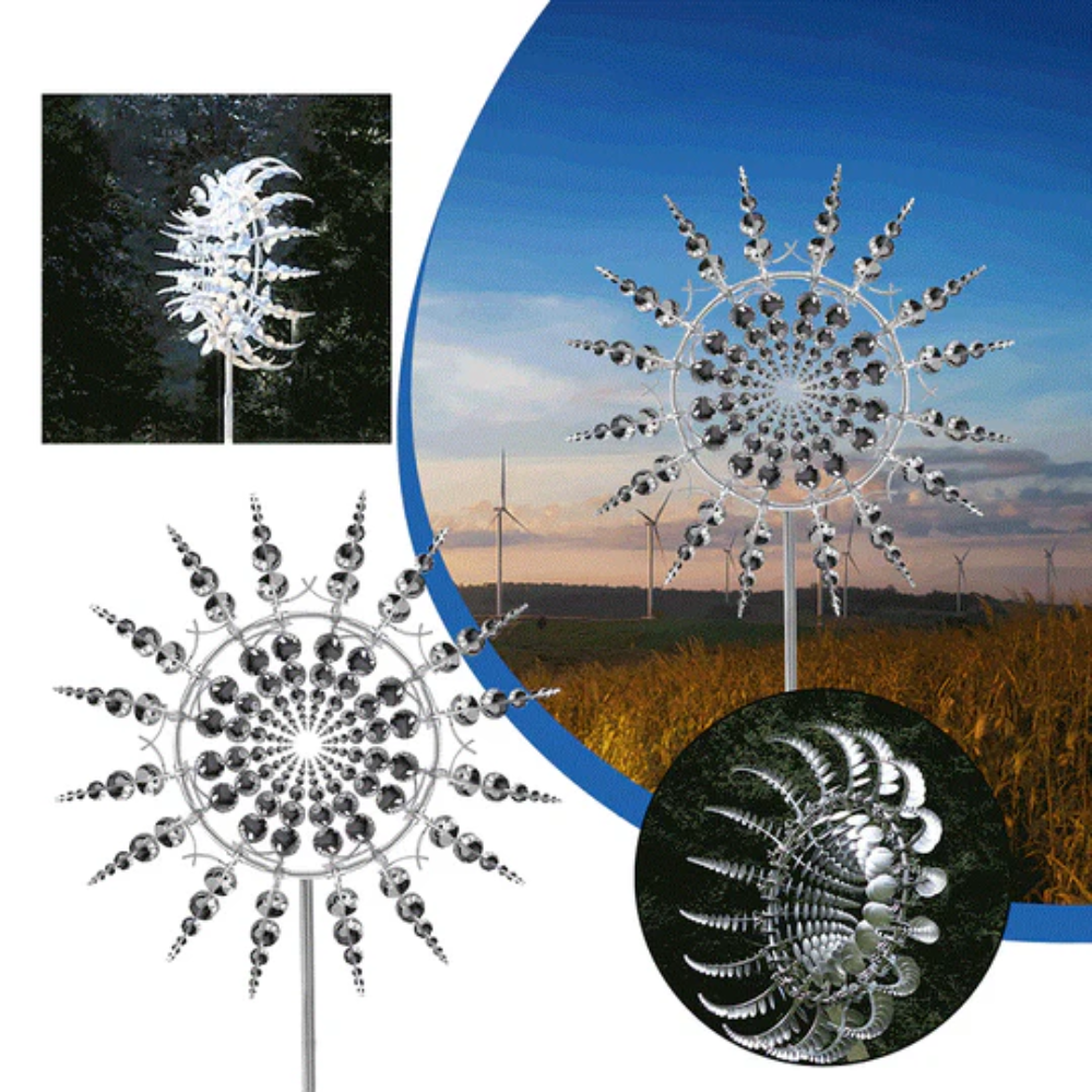 Metal Wind Spinner for Outdoor Decor – Kinetic Anti-Rust Design