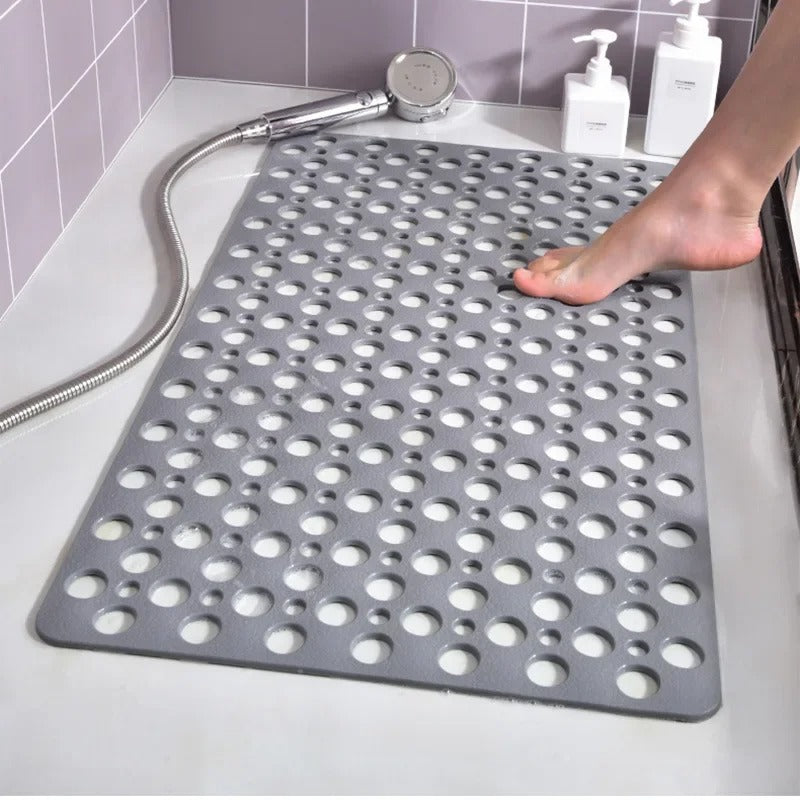 Mildew-resistant Bath Mat with Non-slip Surface and Quick Drainage System
