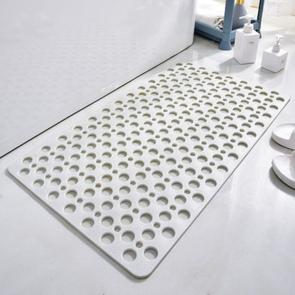 Mildew-resistant Bath Mat with Non-slip Surface and Quick Drainage System