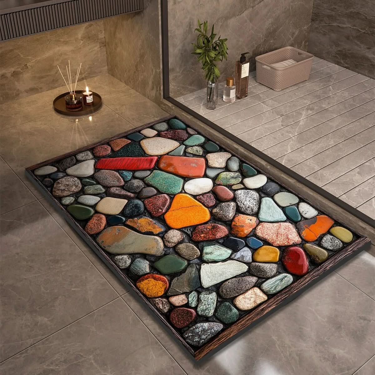 EcoDry Non-Slip Bath Mat for Safe and Comfortable Spaces