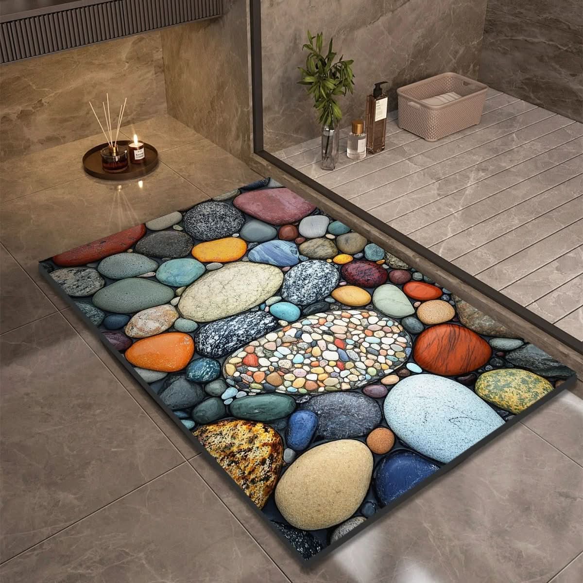 EcoDry Non-Slip Bath Mat for Safe and Comfortable Spaces