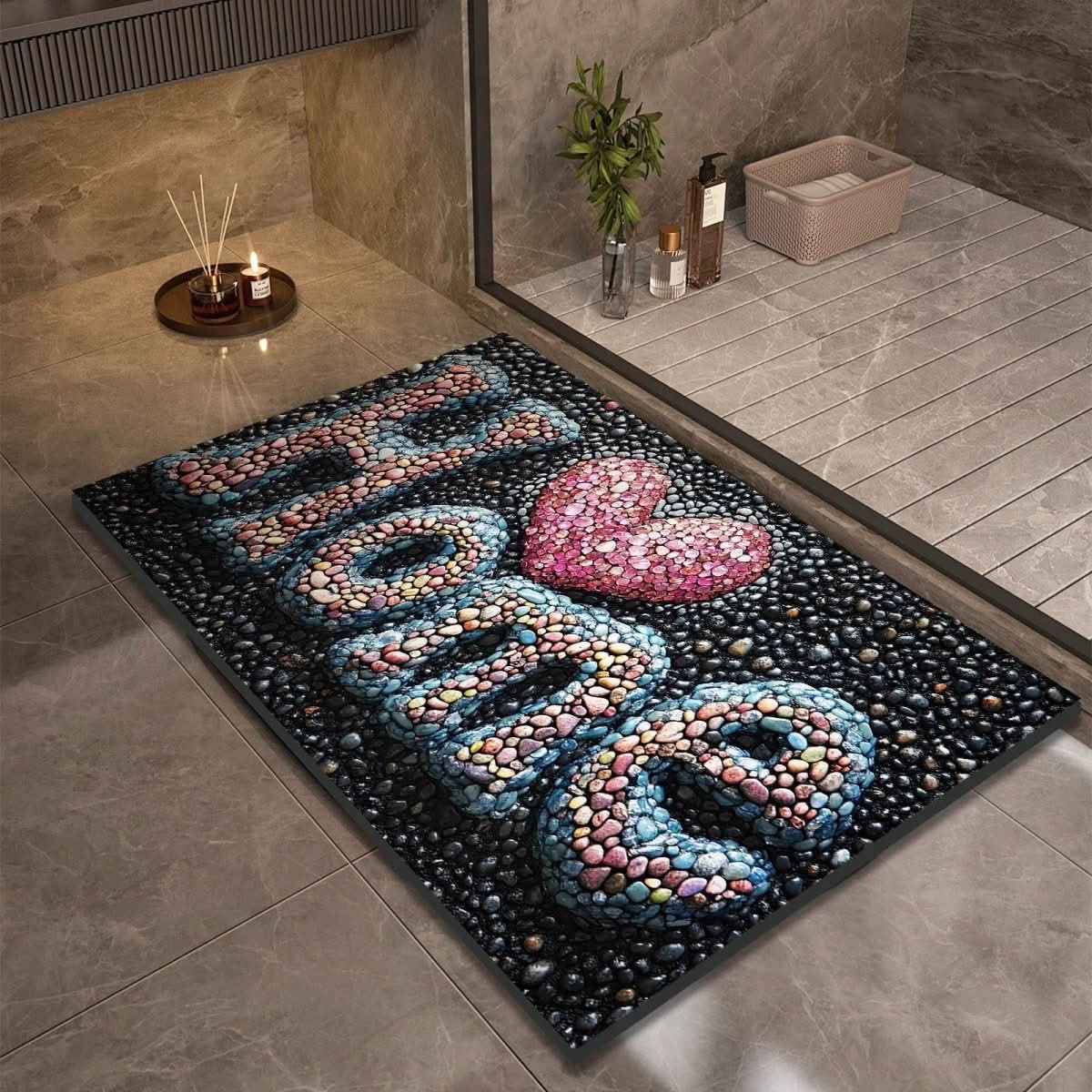 EcoDry Non-Slip Bath Mat for Safe and Comfortable Spaces