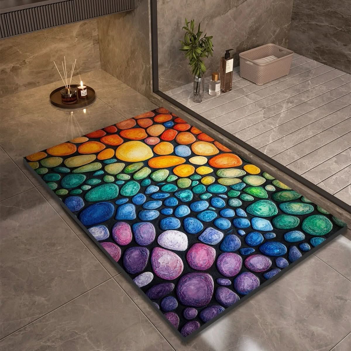 EcoDry Non-Slip Bath Mat for Safe and Comfortable Spaces