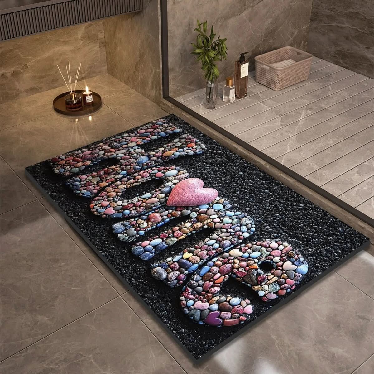 EcoDry Non-Slip Bath Mat for Safe and Comfortable Spaces
