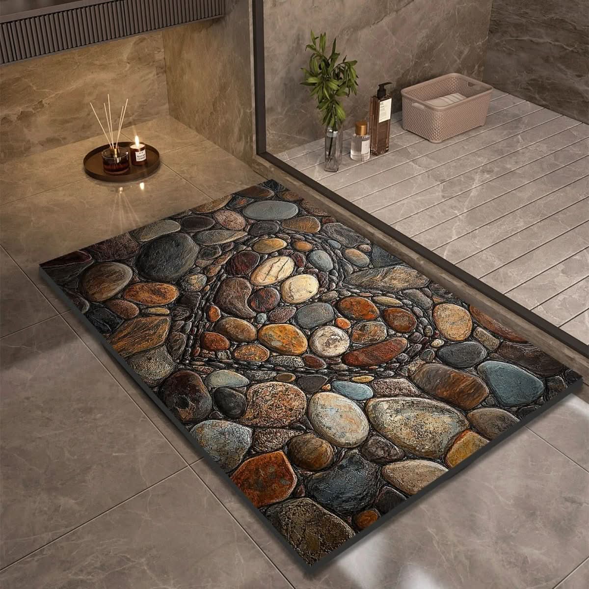EcoDry Non-Slip Bath Mat for Safe and Comfortable Spaces